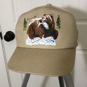 Tan Bear Country Hat (Vintage)